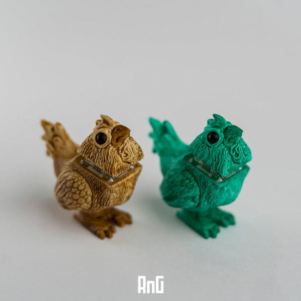 Rooster artisan keycaps with bodies