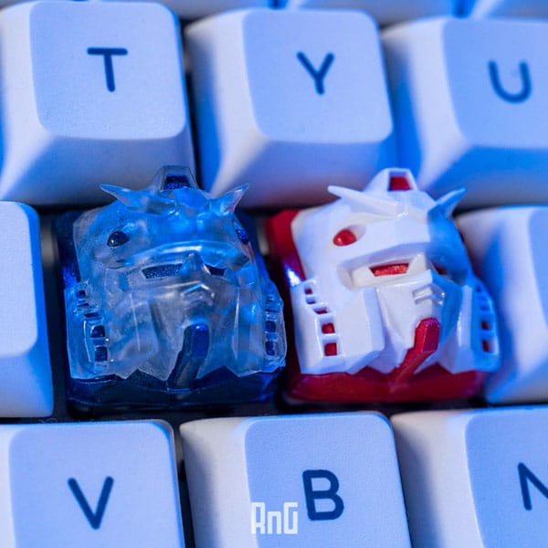 Gundam keycaps for mechanical keyboard